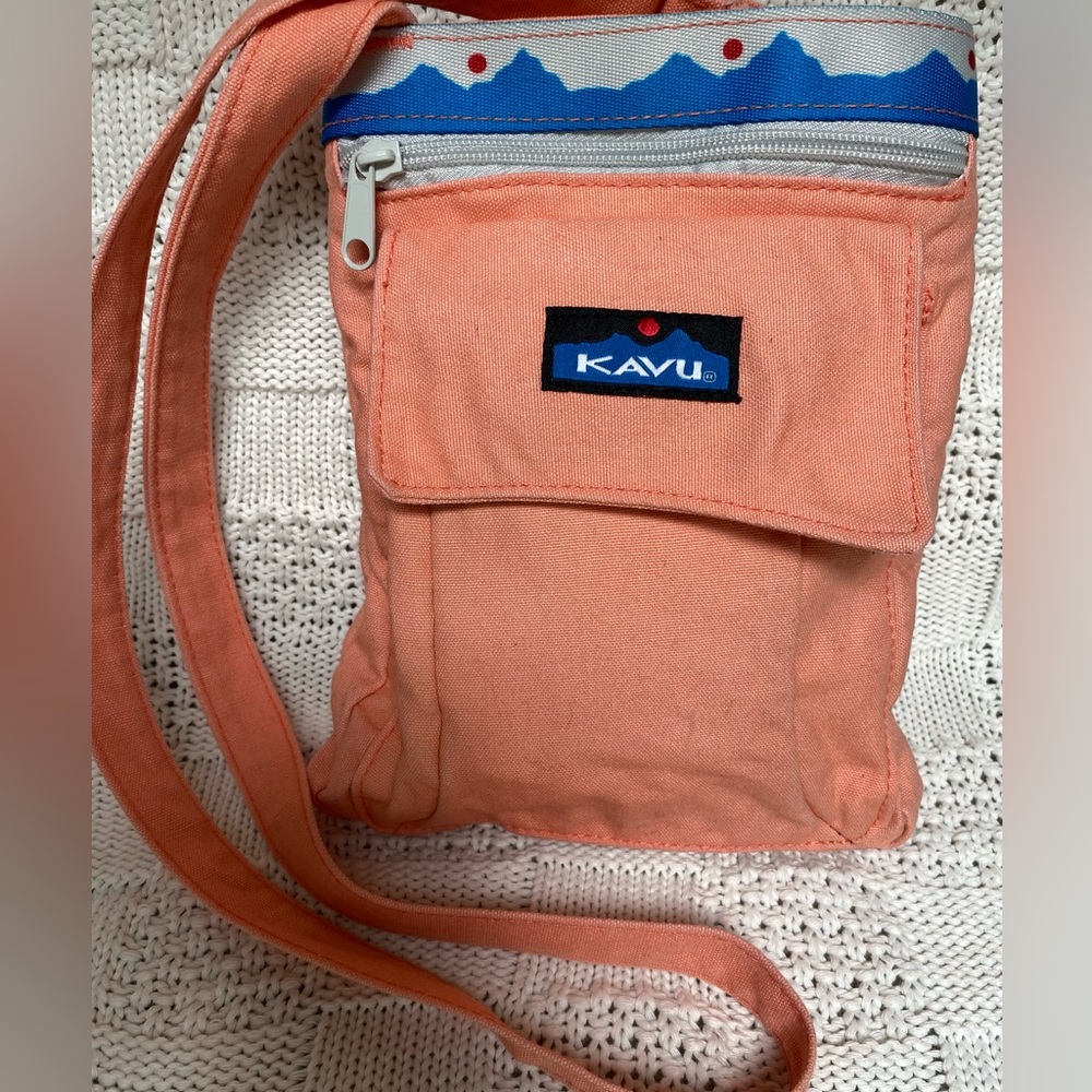 KAVU pink cloth Keeper crossbody bag
